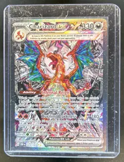 2023 Pokemon SV Obsidian Flames Charizard ex Special Illustration Rare #223/197 - Image 1