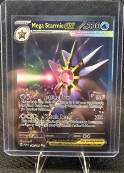 Pokemon TCG Mega Starmie EX 118/088 Rare Holo 330 HP English - Image 1