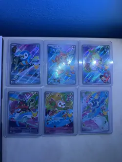 Pokemon TCG First Partner Illustration Collection Sinnoh & Aloha Starters - Image 1