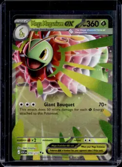 2026 Pokemon Ascended Heroes Mega Meganium ex Double Rare #010/217 - Image 1