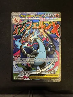 Pokemon Mega Charizard X ex MEP 023 Phantasmal Flames Black Star Promo GEM MINT - Image 1
