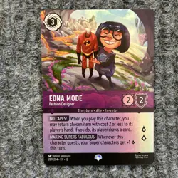 Disney Lorcana Wilds Unknown Edna Mode 209/204 Epic Foil - Image 1