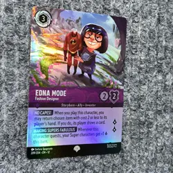 Disney Lorcana Wilds Unknown Edna Mode 209/204 Epic Foil - Image 3