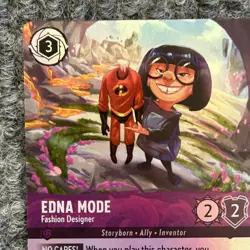 Disney Lorcana Wilds Unknown Edna Mode 209/204 Epic Foil - Image 5
