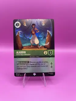 Disney Lorcana Aladdin-On the Edge of Adventure 211/204 Winterspell Epic - Image 1