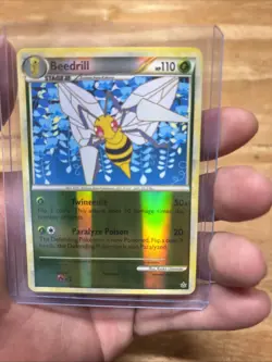Beedrill 12/95 Reverse Holo Rare Unleashed Pokemon Card LP NM - Image 1