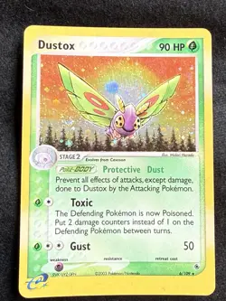 Dustox 6/109 Reverse Holo LP -Vintage Pokemon Card- EX Ruby And Sapphire - Image 2