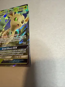 Pokemon Leafeon GX SM146 Holo Card SM Promos(used) Send Offer - Image 2