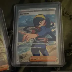 Pokemon TCG Trainer 6-Card Lot Full Art Holo EN 2022 Lisia Carmine Judge - Image 4