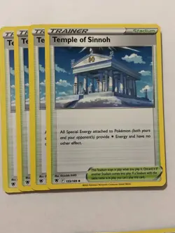 Pokemon Card Astral Radiance 4x Playset Temple of Sinnoh 155/189 Near Mint - Image 1