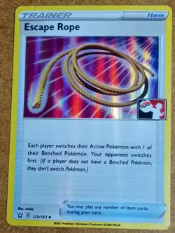 Escape Rope 125/163 Uncommon Prize Pack Series Cards Pokemon Holo Lightly Played - Image 1