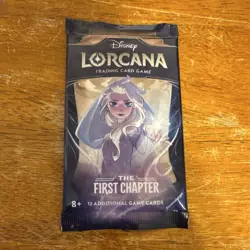 Disney Lorcana The First Chapter Booster Pack Ravensburger 12 Cards 2024 - Image 1