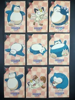 Pokemon Snorlax Meowth Set Heart Holo Team Rocket Card Database Set Peru - Image 1