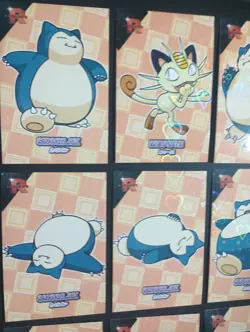 Pokemon Snorlax Meowth Set Heart Holo Team Rocket Card Database Set Peru - Image 4