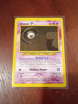 UNOWN C - 57/105 - Neo Destiny - Uncommon - Pokemon Card LP - Image 1