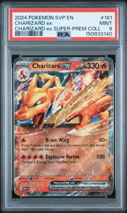 PSA 9 Charizard ex 161 Sv: Scarlet & Violet Promo Cards Holo - Image 1