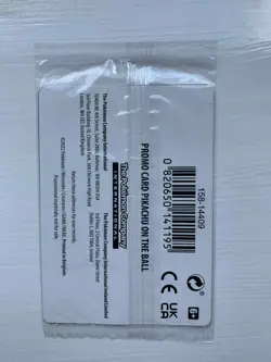 Pokemon Pikachu TCG Promo Card On the Ball Futsal, 001/005 (SEALED) - Image 3