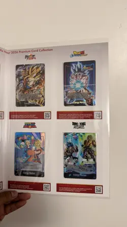 Bandai Battle Hour 2026 Premium Energy Marker Holo Set 8 Cards - Image 2