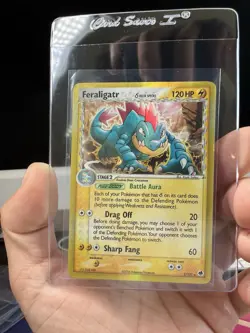 2006 EX - Dragon Frontiers Feraligatr #2 Delta Species Holo Pokemon Card - Image 4