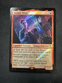 Yasmin Khan (Extended Art) (Surge Foil) #983 (NM) Doctor Who WHO Magic MTG - Image 1