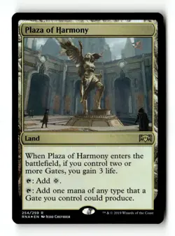 MTG | Plaza of Harmony | RNA | Foil | Moderately Played | English - Image 1