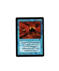Magic the Gathering VOLCANIC ERUPTION Beta MTG - Image 1