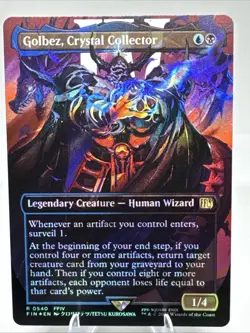 Golbez, Crystal Collector (Borderless) (Surge Foil) Final Fantasy Foil - Image 1