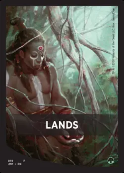 Lands Theme Card ~ Near Mint Jumpstart MTG Magic UltimateMTG Card - Image 1