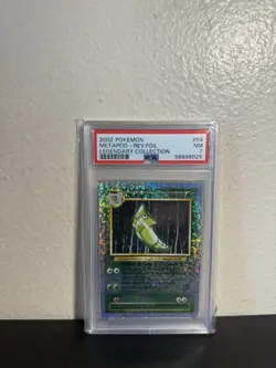 Pokemon 2002 Metapod Rev Foil Legendary Collection PSA 7 - Image 1