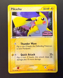 Pokemon TCG Holon Phantoms Pikachu Reverse Holo Stamped Card 78/110 - Image 1