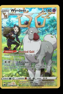 Pokemon Wyrdeer SWSH10: Astral Radiance Trainer Gallery #TG06/TG30 NM - Image 1