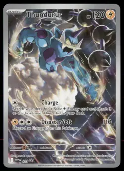 Thundurus Illustration Rare Promo 209 from Pokemon TCG Black Bolt ETB - Image 1
