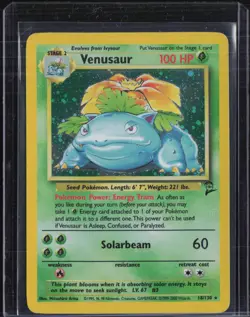 2000 Pokemon Base II Holo #18 Venusaur #1 - Image 1