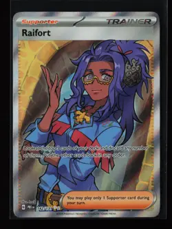 Raifort 142/131 Ultra Rare Holo SV: Prismatic Evolutions Pokemon Card - Image 1