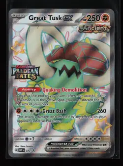 Great Tusk ex 072 Promo Holo Miscellaneous Cards & Products Pokemon Card - Image 1