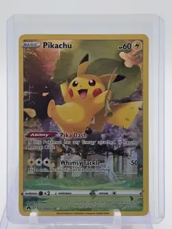 PIKACHU 2023 POKEMON CROWN ZENITH GALARIAN GALLERY FULL ART #GG30/GG70 Q3789 - Image 1