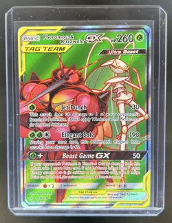 2019 Pokemon SM Unbroken Bonds Pheromosa Buzzwole Tag Team #191/214 - Image 1