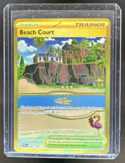 2023 Pokemon SV Paradox Rift Beach Court #263/182 - Image 1
