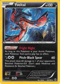Yveltal 94/162 Holo Rare BREAKthrough Pokemon LP - Image 1