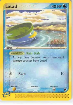 Lotad 66/100 Common Sandstorm Pokemon LP - Image 1