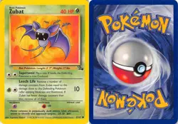 Zubat 57/62 Common Fossil Pokemon LP - Image 3