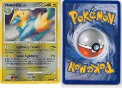 Manectric 28/123 Rare Mysterious Treasures Pokemon LP - Image 3