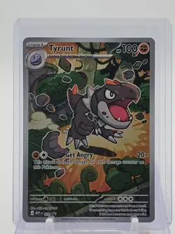 TYRUNT 2026 POKEMON MEGA EVOLUTION #070 FULL ART BLACK STAR PROMO Q3789 - Image 1