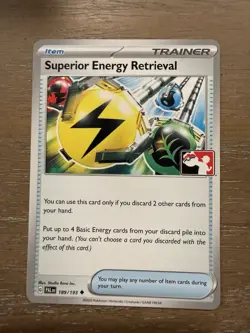 Superior Energy Retrieval - Prize Pack Series Cards 189/193 - NM - Pokemon - Image 1