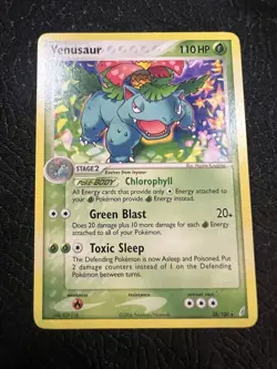Pokemon TCG Venusaur EX Crystal Guardians 28/100 Regular Rare - Image 1