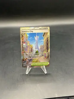 Lumiose City 111/088 Pokemon TCG Me03 Perfect Order Full Art Ultra Rare Trainer - Image 1