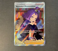 Pokemon TCG Acerola's Premonition Card TG24/TG30 Brilliant Stars Trainer Gallery - Image 1