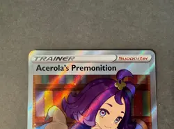 Pokemon TCG Acerola's Premonition Card TG24/TG30 Brilliant Stars Trainer Gallery - Image 3