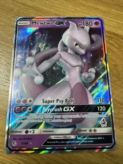 Mewtwo GX 31/68 Holo GX Rare Hidden Fates Pokemon Holo Lightly Played - Image 1