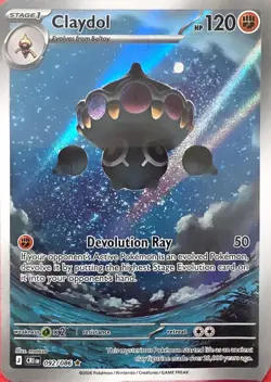 Nintendo Pokemon TCG Claydol 092/086 Rare Holo CRI EN 2026 - Image 1